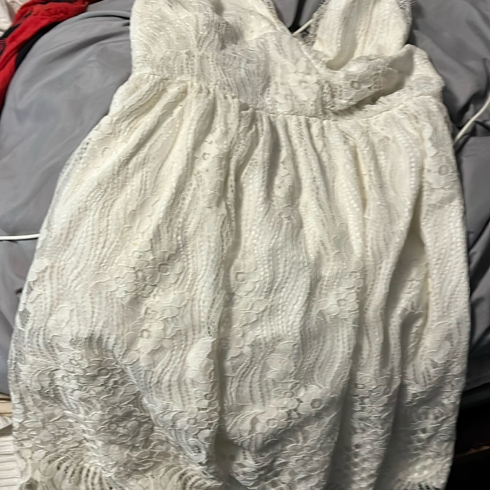 Beautiful, white sundress or wedding dress